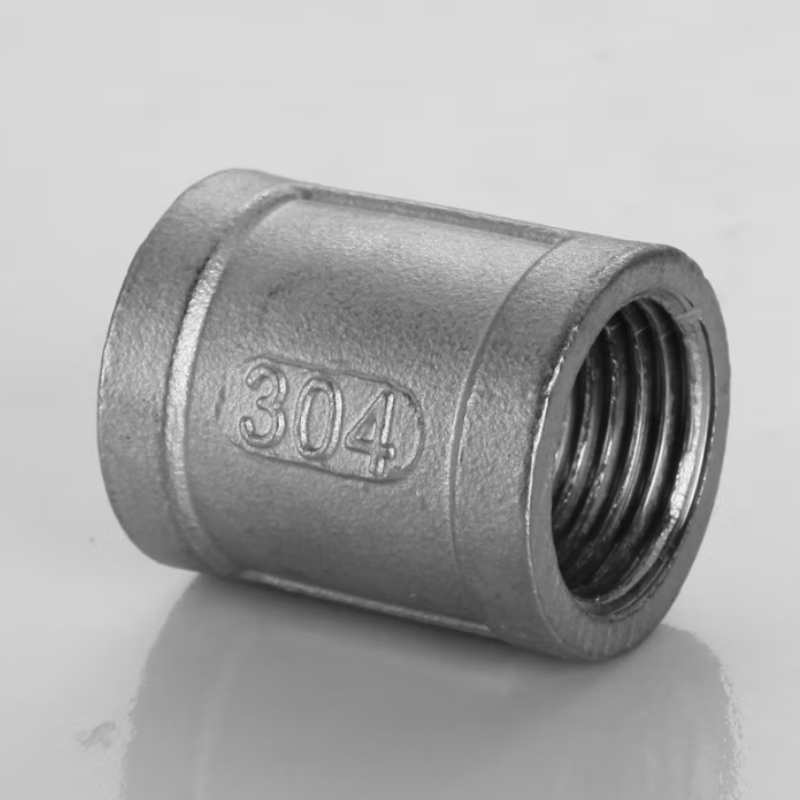 兴酉 不锈钢内牙管箍 DN25 个高清大图