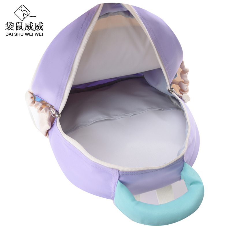 袋鼠威威 幼儿园背包 儿童书包 送24色彩泥 XFH875-2高清大图