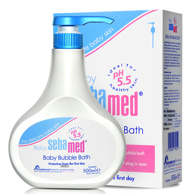 施巴 婴儿泡泡沐浴露500ml