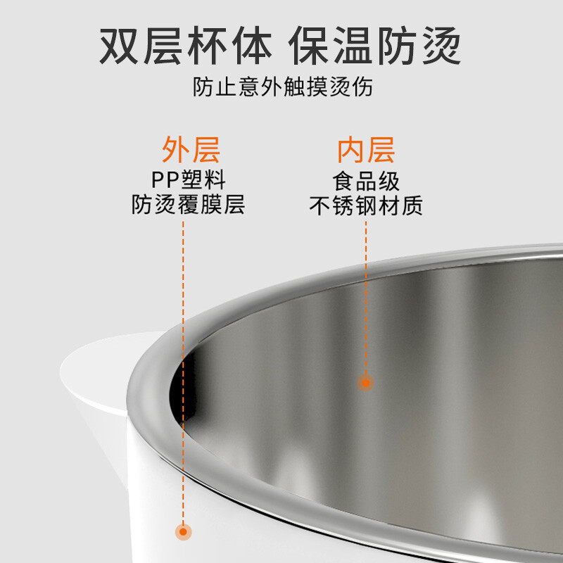 九阳(Joyoung)ZMD安心系列 豆浆机1-1.2L全钢304级不锈钢家用多功能DJ12B-A11EC
