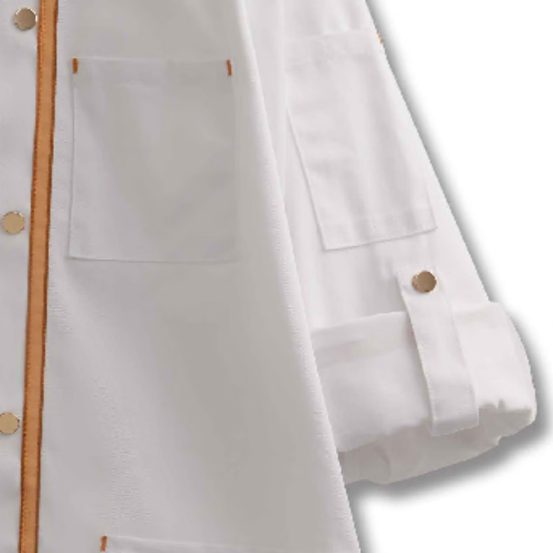 MAXJA米希雅Maxja长袖厨师服 N004 件高清大图