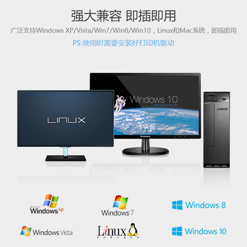 iDPRT 并口打印机连接线缆 并口打印数据线 DB25针转CN36针 3米HK-997