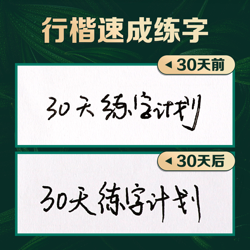 行楷一本通 [正版]2022版行书 行楷一本通 通用版 标准硬笔书法钢笔行书楷体字帖练字贴入门基础训练字帖初学者速成硬高清大图