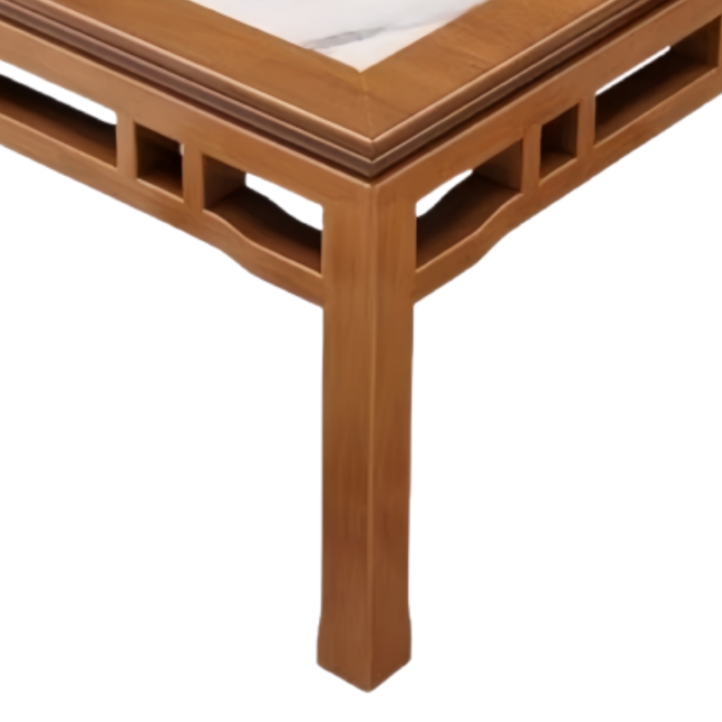 伟樽岩板方桌餐桌118*118*77cm张高清大图