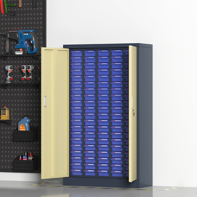 臻远 ZYLJG-W34 零件柜 100抽蓝色带门小号 706*280*1182高清大图