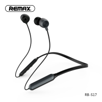 REMAX 蓝牙颈戴运动休闲耳机 RB-S17 锖黑色