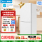 美的(Midea)家用电冰箱 181升双门超薄冰箱双温冷藏冷冻大容量保鲜低音 MR-190E极地白