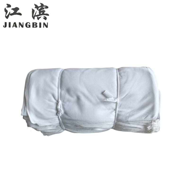 江滨 纯棉包边方巾布 460mmx460mm 块 白色