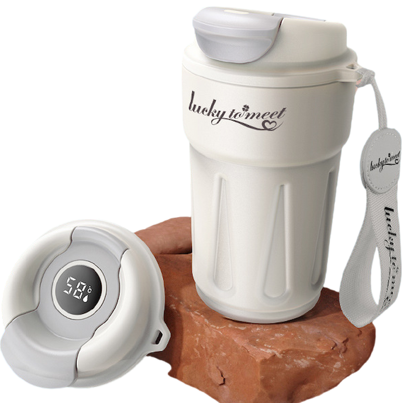 咖啡杯316不锈钢保温杯户外高颜值男女学生车载水杯礼品杯子