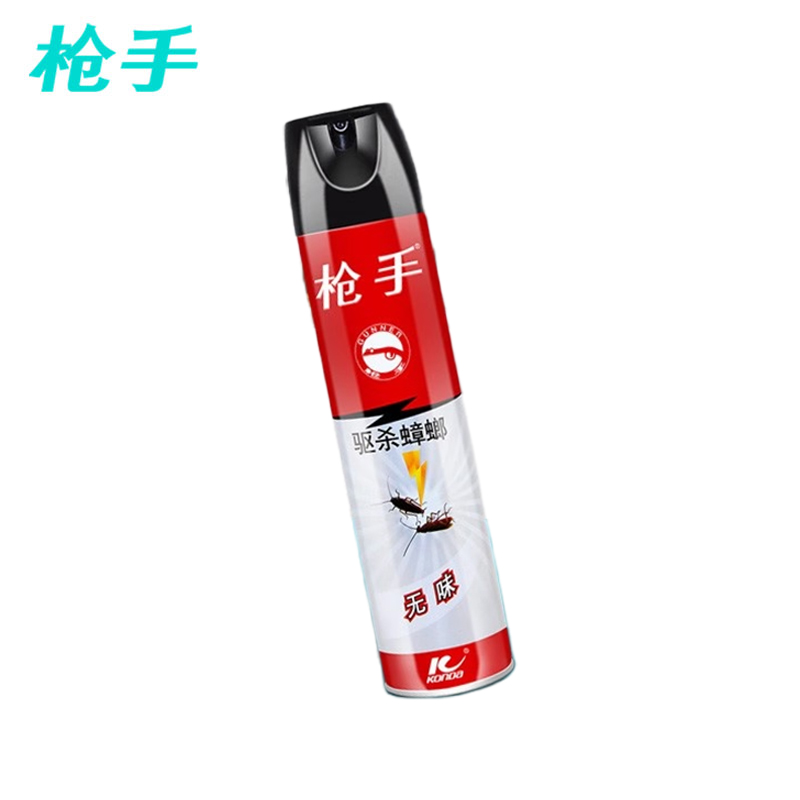 枪手 杀蟑气雾剂(无味) 600ml 瓶高清大图