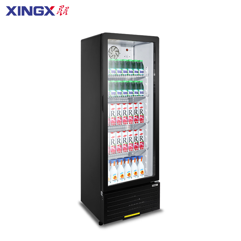 星星(XINGX)LSC-230FYPE展示柜冷藏饮料柜一级能效单门立式冰柜商用保鲜冰箱风直冷超市便利店陈列柜啤酒水果柜