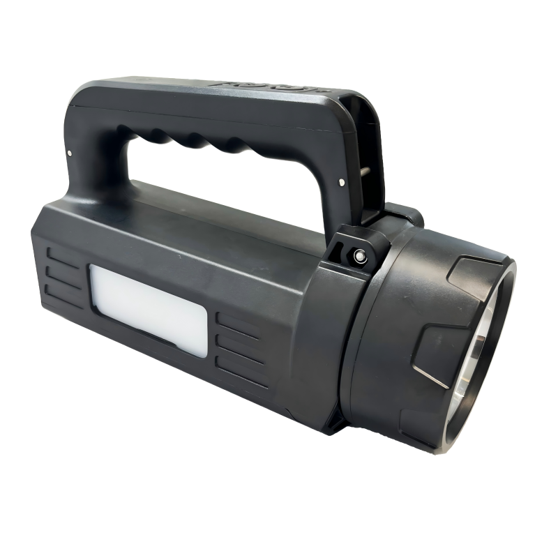 简鼎 JD6322 DC3.7V 10W 6500K IP66 8.8Ah 手提式强光巡检工作灯 (计价单位:盏) 黑色高清大图
