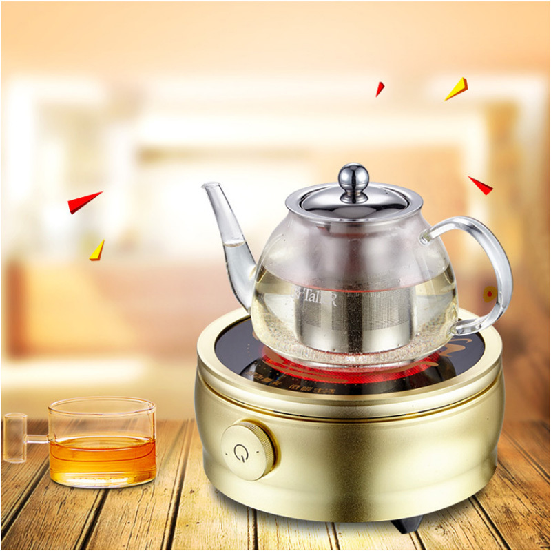 德国进口技术电陶炉茶炉迷你家用小电陶煮茶炉 非电磁技术光波炉 功夫茶炉 玻璃壶陶瓷紫砂壶适用