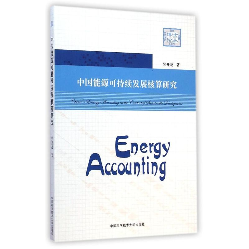 正版新书】中国能源可持续发展核算研究/博士论丛吴开尧 著978731