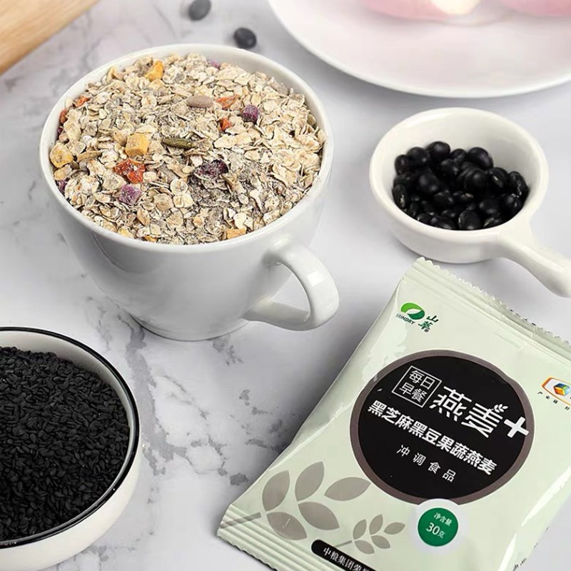 中粮山萃黑芝麻黑豆果蔬燕麦630克(30克*21)