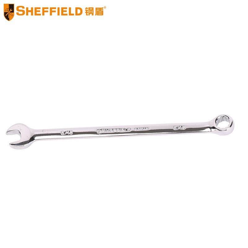 SHEFFIELD/钢盾 英制全抛光两用扳手 S017413 11/16“ 1把