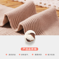 浪莎袜子女ins潮中筒袜网红日系堆堆袜5双