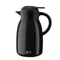 哈尔斯大肚家居壶HGK-1800-001(1800mL、316不锈钢内胆)黑色 6个/组 (单位:组)