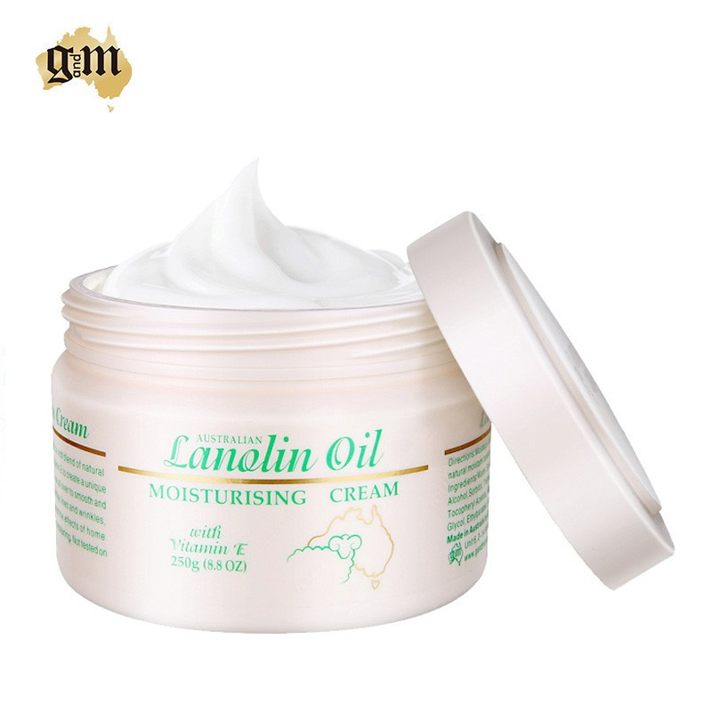 gm澳芝曼 绵羊油面霜补水保湿滋润身体乳霜250g