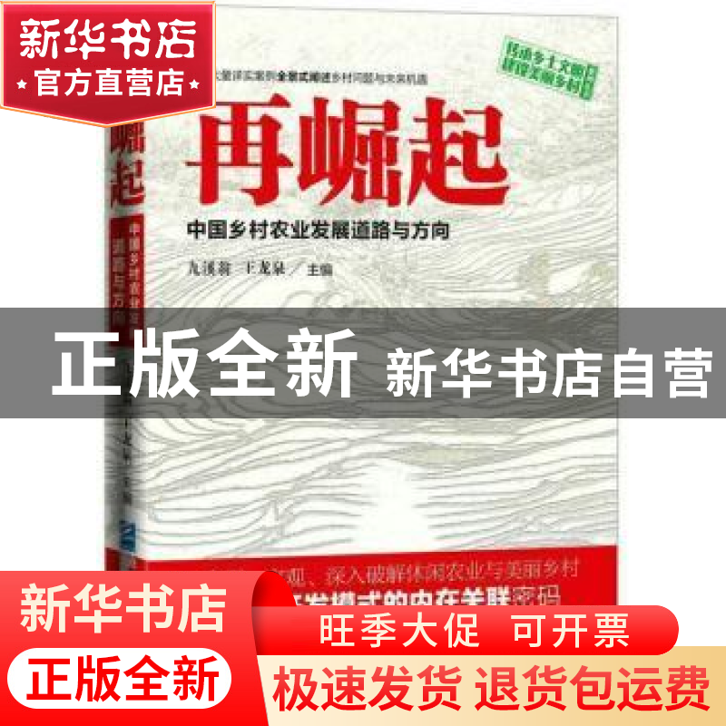 正版 再崛起:中国乡村农业发展道路与方向 九溪翁,王龙泉 主编高清大图