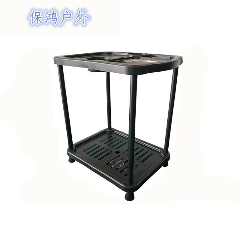 家用全自动麻将机配件茶几麻将塑料茶几麻将桌茶几烟灰缸棋牌室用#方茶几2个