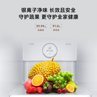 小米米家冰箱610L对开门双开门风冷无霜一级变频银离子抗菌净味大容量家用以旧换新BCD-610WMSA