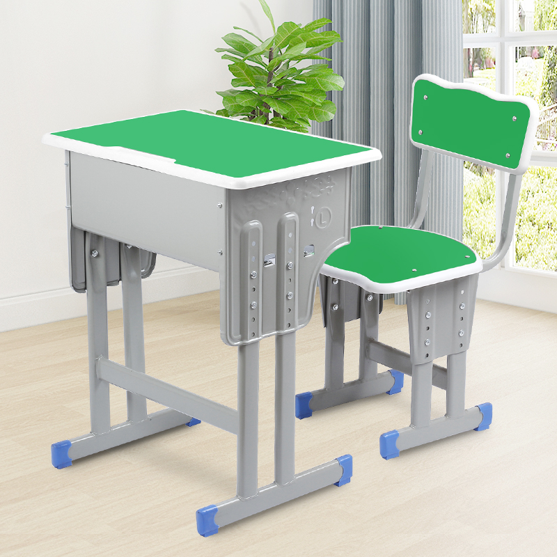 三金鑫 加厚中小学生课桌椅学校书桌培训桌辅导班学习桌椅套装家用学习桌高清大图