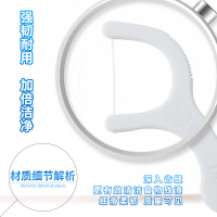 牙博士加配疗超高拉力护理牙线棒细滑牙线易入牙缝舒适深洁便携6盒/300支