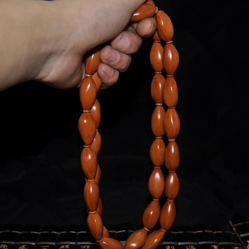 天然橄榄核素核手串手工橄榄核刻光珠手链橄榄胡素串文玩饰品