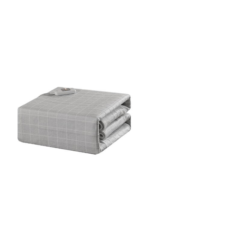 飞利浦(PHILIPS)电热毯家用单双人加热无纺布除螨定时单双温控可水洗电褥子电暖被 AHR2122EA单人单控【0.8m*1.8m】 雅灰格纹