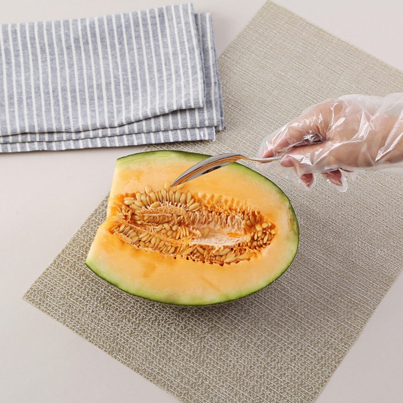 [拍1发2]洁成一次性PE手套龙虾加厚食品用手套100只装