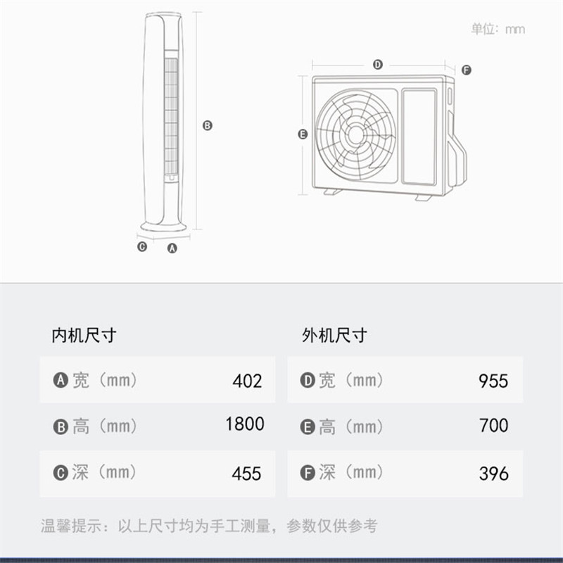 格力空调 3匹 I享 变频三级冷暖圆柱形柜机KFR-72LW/(72580)FNhAb-A3(WIFI)