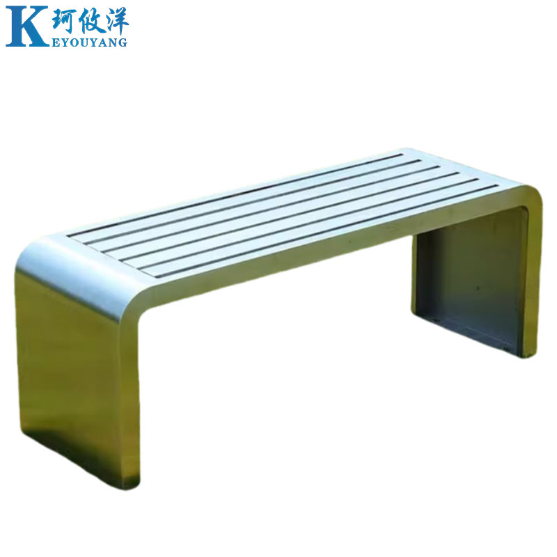 珂攸洋不锈钢长椅2200*400*450mm张高清大图