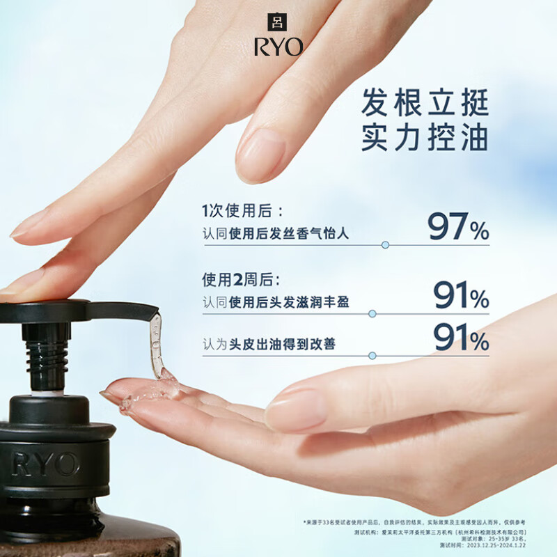 吕(RYO)香氛吕洗发水大理晨曦柑橘香580ml控油蓬松持久留香强韧防断洗发露高清大图