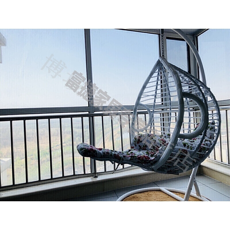 脚踏客厅吊床吊篮藤椅单双人客厅卧室宿舍阳台民宿鸟巢摇篮室内用秋千