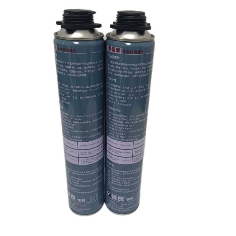 恒良牌发泡胶填缝剂750ml 850g高清大图
