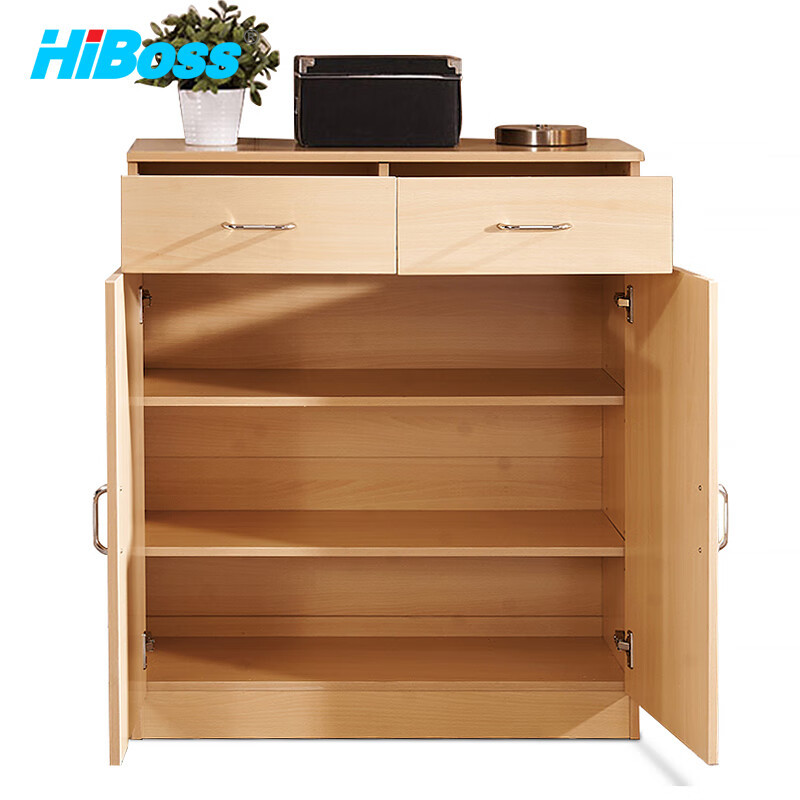 HiBoss 板式鞋柜家用门口收纳柜鞋架济型简易储物柜展示柜入户鞋柜