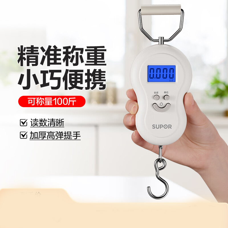 电子秤手提秤 最大承重50kg 精度0.01g;单位:个