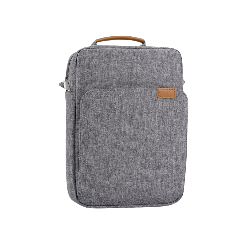 酷美智悦 单肩电脑包灰色36*26*5cm KM-BH412 个高清大图