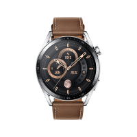 华为(HUAWEI)WATCH GT3(46mm)时尚款咖色 真皮表带 14天续航 NFC门禁音乐播放 智能蓝牙通话电话手表华为watchgt3