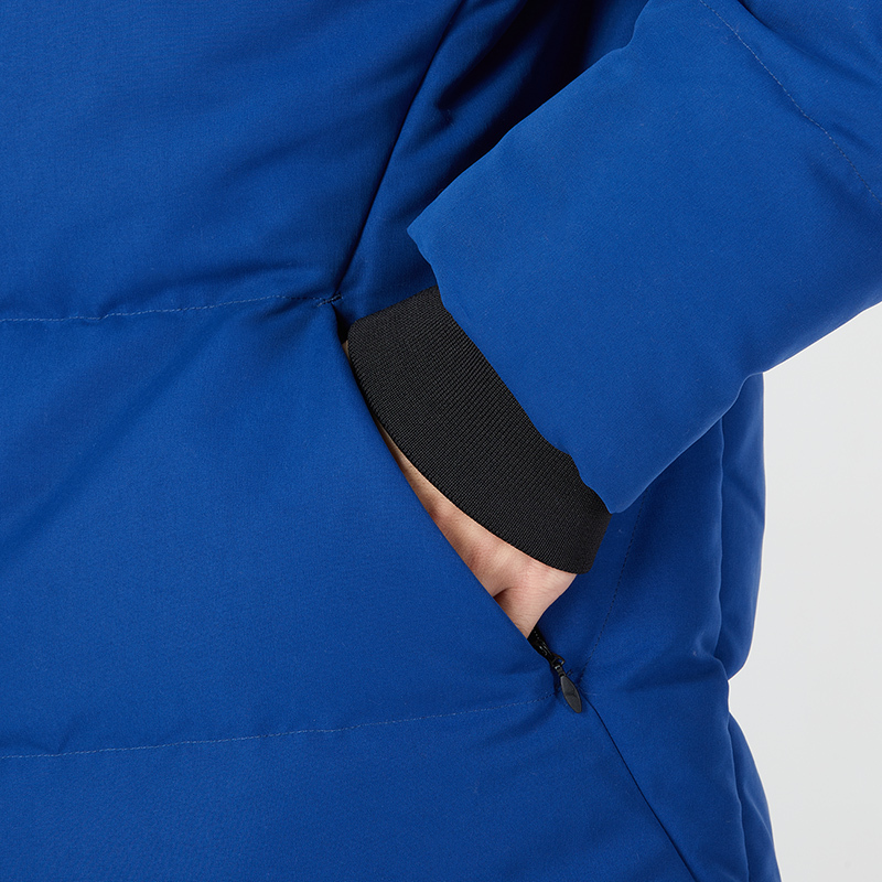 PUMA彪马羽绒服男冬季新款运动服蓝色拼接夹克外套537685-16