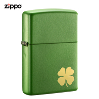 zippo芝宝打火机美国原装ZIPPO之宝防风煤油打火机四叶草21032-043287