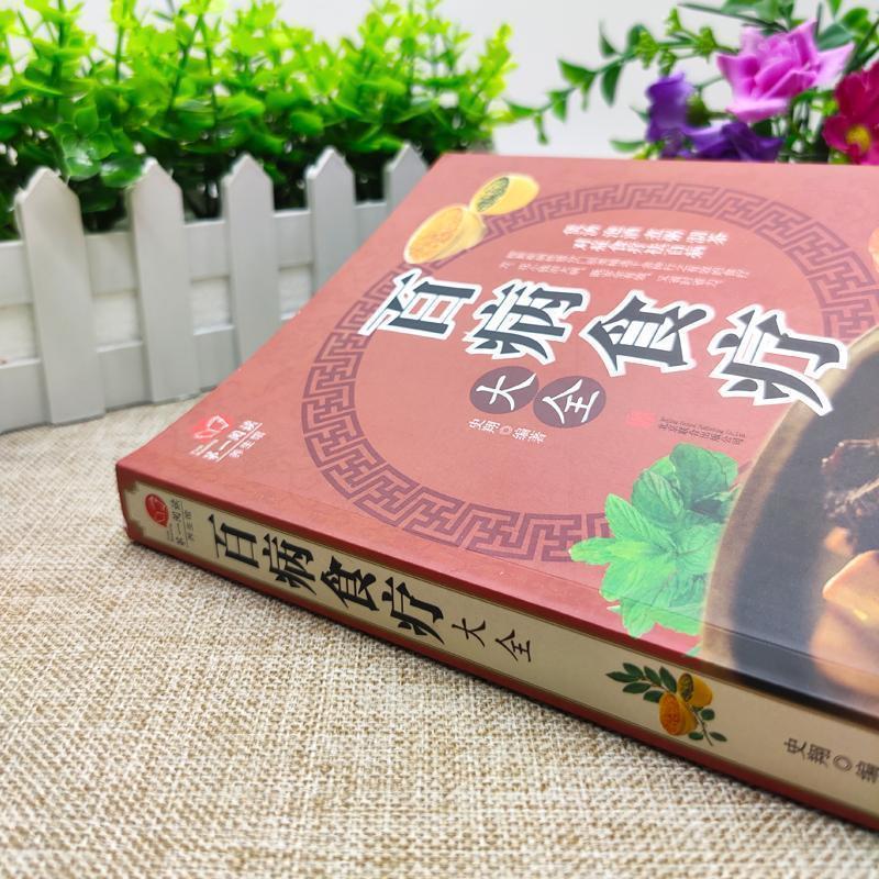 [正版]抖音同款百病食疗大全 彩图解黄帝内经本草纲目中医养生汤头歌诀大全食谱调理四季家庭营养健康百科全书保健饮食百科知