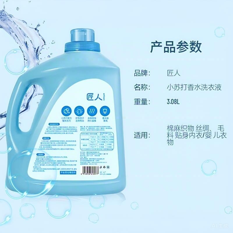 匠人 小苏打香水(浓缩版)3.08L 洗衣液高清大图