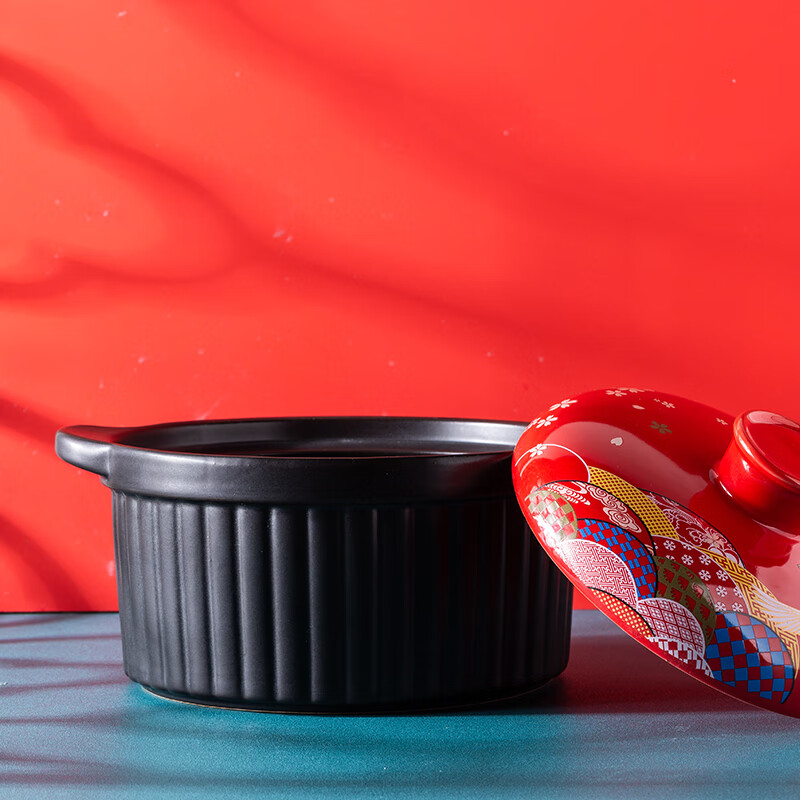 菲米生活(PHMI) 蜜语食光一人食陶瓷养生锅 FM-YS2111 1500ml高清大图