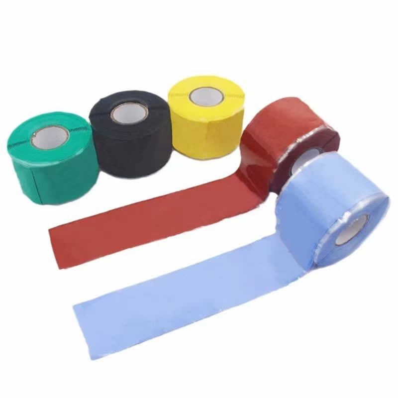 中锦科技 硅橡胶自粘带高压绝缘缠绕带 宽50mm厚0.5mm 长5米 绿色 卷图片