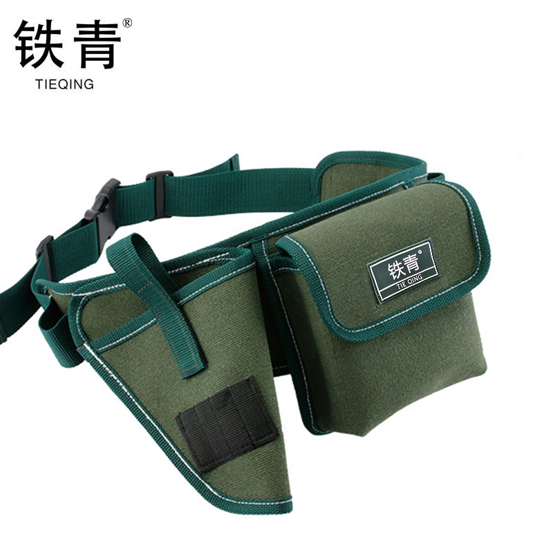 铁青帆布电工腰包工具包SZ54 个高清大图