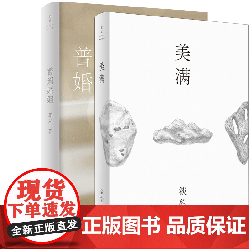 美满:淡豹著短篇小说集+普通婚姻:微博超人气高质量投稿互动全能博主荞麦作品 世纪文景现当代文学正版图书籍高清大图