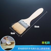 耐高温硅胶油刷3只装烧烤刷 厨房油刷食品烘培烙饼刷烧烤刷|羊毛刷2支装