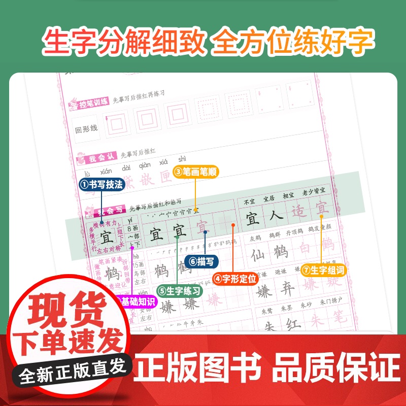 司马彦字帖五年级上册语文同步练字帖小学生写字课课练2023秋5年级人教版硬笔书法楷书练字本笔画笔顺每日一练儿童生字钢笔写高清大图